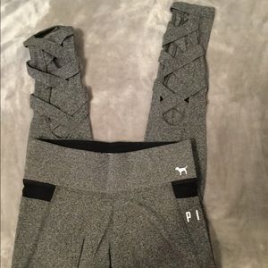 VS PINK grey leggings
